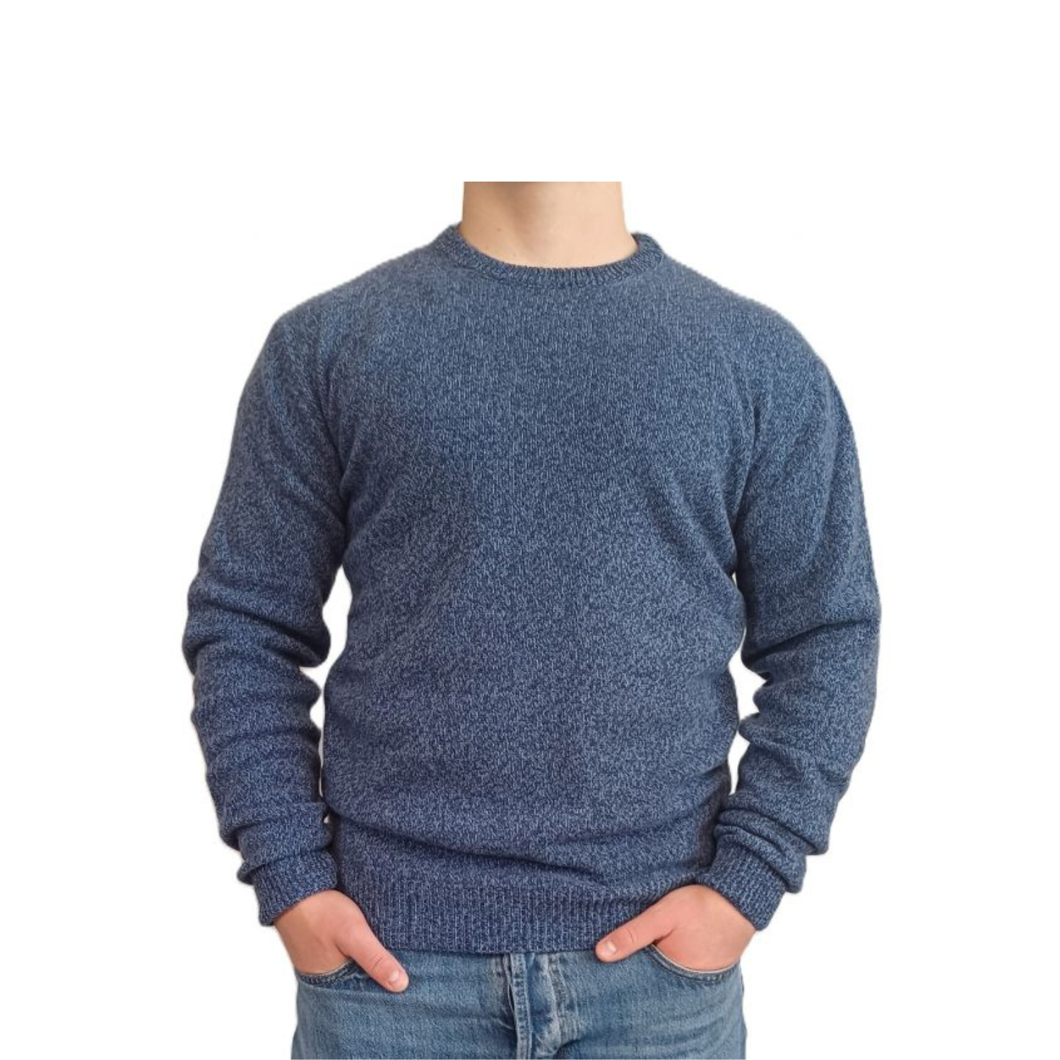 Maglia Uomo Girocollo Cashmere Rigenerato Finezza 7
