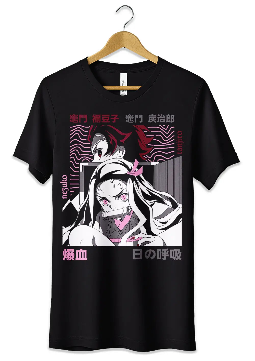 T-Shirt Maglietta Tanjiro e Nezuko Demon Slayer Anime